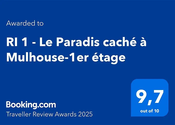 Ri 1 - F3 Le Paradis Cache En Hyper Centre - Ideal Famille Mulhouse